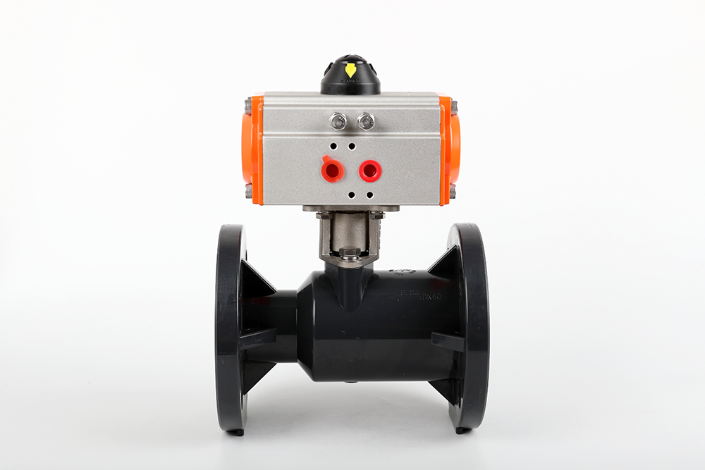 迁安气动法兰一体球阀